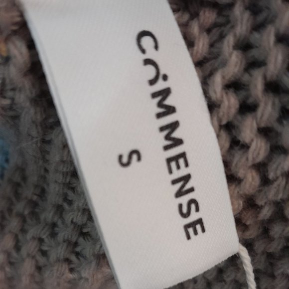 Commense open front Sweater with belt - Picture 2 of 4